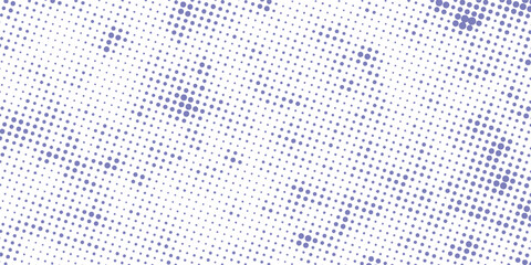 Abstract Blue and White Grunge Halftone Dot Texture Background. Vector Illustration © Jumriyeh