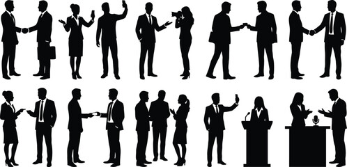 Business professionals networking and greeting © MD. SOHAN MIA