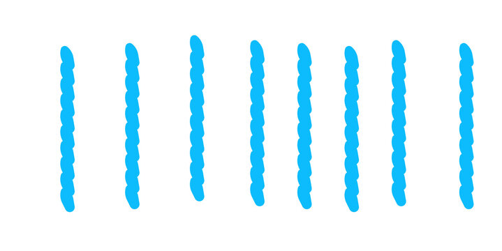 Abstract blue vertical thread pattern for minimalist web design.