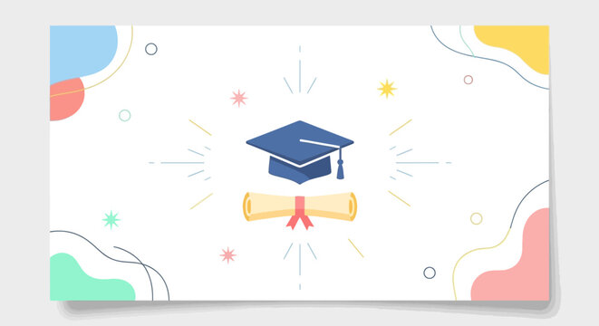 Graduation Cap and Diploma.
