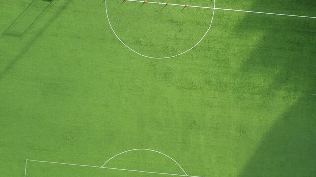 Tennis court and soccer field background with stadium pitch, green grass field, goal net and sports competition illustration