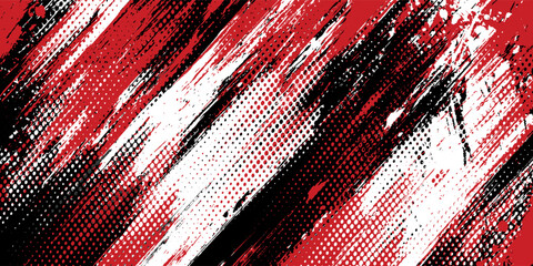 Gaming esport background striking stripes electric banner vector illustration design red black grunge brush wing comic pattern modern abstract concept livery stripes decal paint splash splatter.eps 10 © Samsul