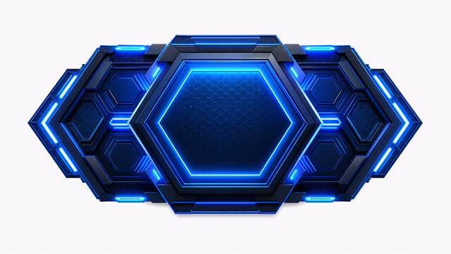 Tech Hexagon Decoration