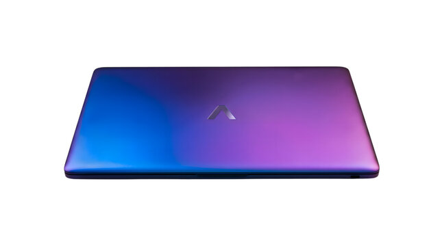 Asus rog laptop back view isolated on transparent background