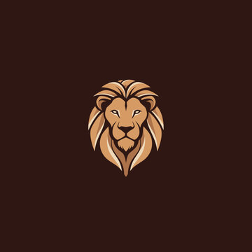 lion head vector illustration