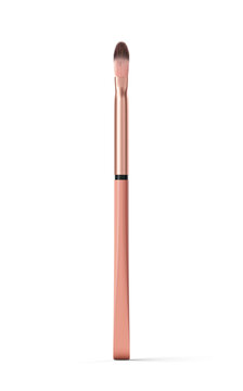 Eyeshadow makeup brush. Transparent background. 3D render.