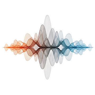 Sound wave graphic equalizer display.