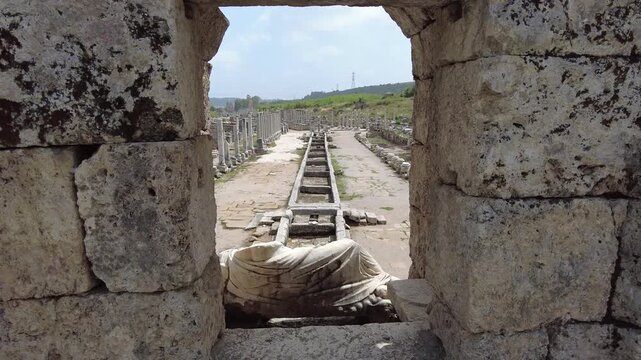 Ancient Roman Ruins of Perge, Turkey - Historical Archaeological Site
