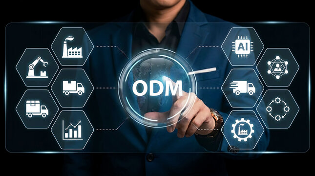 Global ODM Manufacturing Ecosystem With AI Logistics And Automation