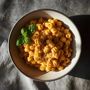 Roasted chickpeas with parmesan and fresh basil