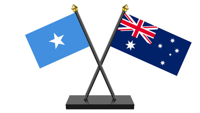Flag of Australia and Somalia
