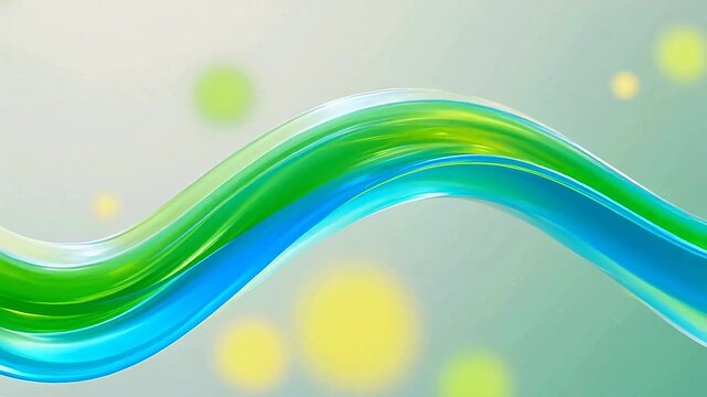 Smooth blue-green wave pattern