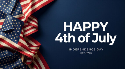 Obraz premium Happy 4th of July American Independence Day