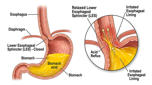 Anatomy of the esophagus and stomach