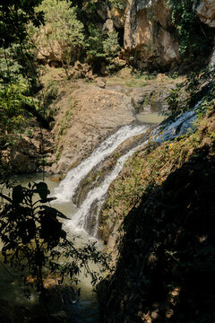 paisaje de cascada natural