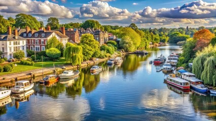 Naklejka premium River view in richmond upon thames