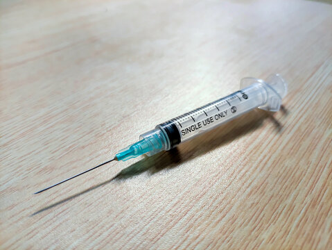 syringe with needle