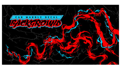 marble root red blue abstract flame river grunge paint ink flow vector design pattern esport banner © MuhammadSaifullah