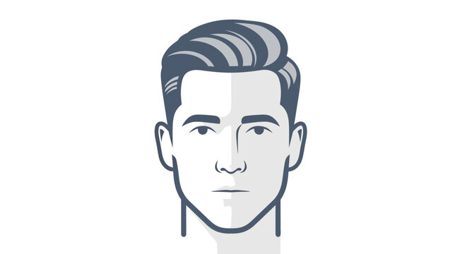 Illustration of a mans face.