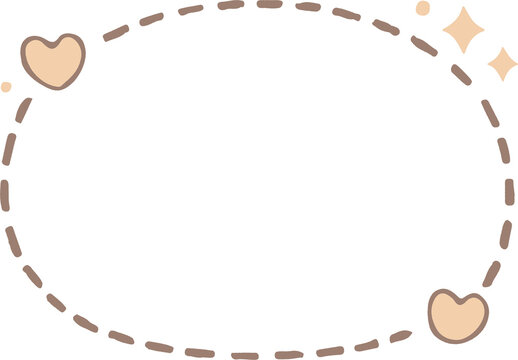 heart borderline frame
