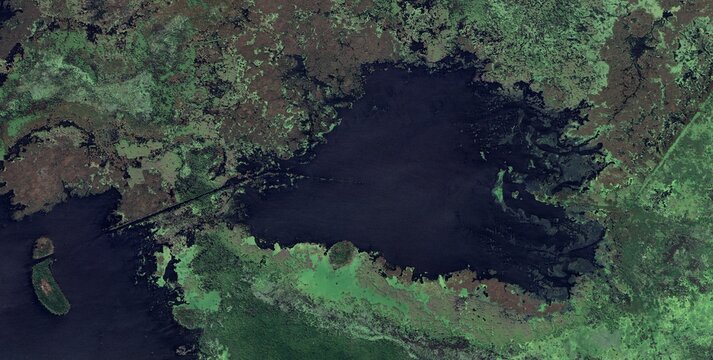 Somalia Wetland Flood Inundation Satellite Image East Africa