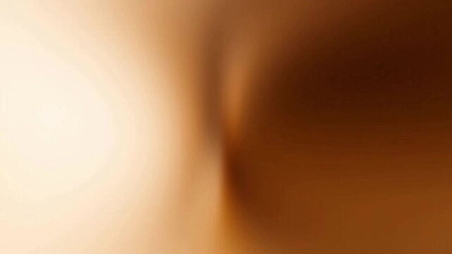 Warm light shines on a blurred brown shape