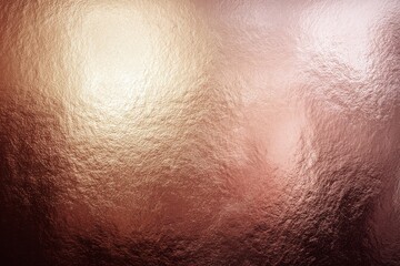 Fototapeta premium Textured background with metallic rose gold and copper sheen background metallic lustrous abstract material reflective polished illumination contrast contemporary backdrop gradient