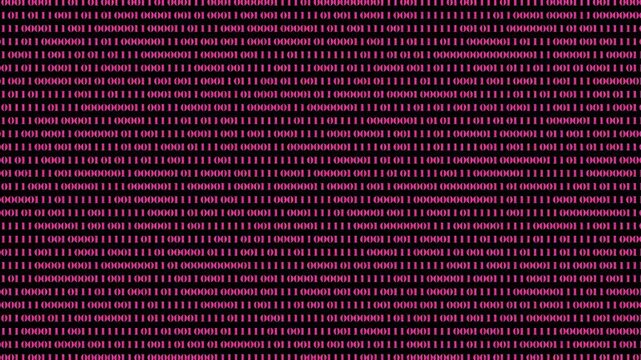 Futuristic programming and big data concept animation.4k video