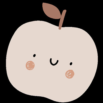 apple with worm