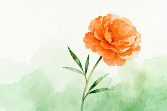 Watercolor Orange Flower Images – Browse 404,683 Stock Photos
