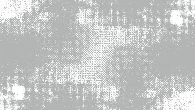 Gray and white abstract halftone texture background with dots and pixels pattern