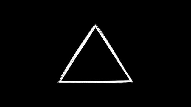 hand drawn geometric shapes animation pack white brush strokes