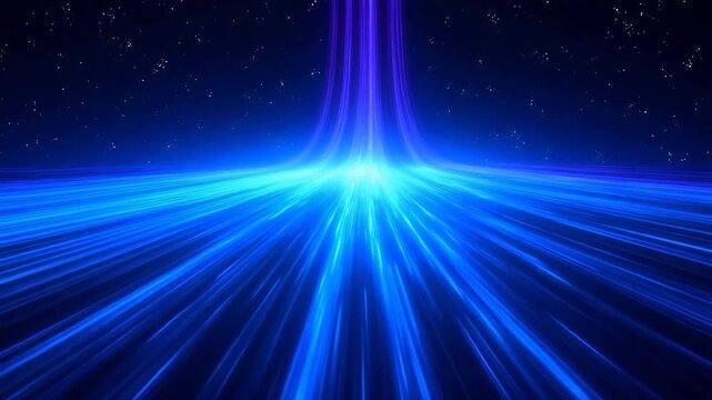 Glowing Blue to Purple Dashed Lines on Dark Background
