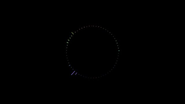 vintage radio audio waveform spectrum animation, transparent background alpha channel sound visualizer, smooth frequency signal meter, classic music app display equalizer bars,