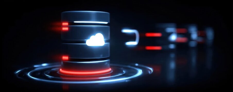 A database backup occurs once the administrator can access the account to initiate the monthly storage transfer.