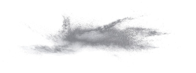 Wispy grey smoke plume drifts abstractly, appearing ethereal, wispy and ephemeral. © Ateş