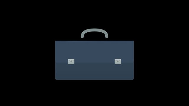 briefcase portfolio work job career business corporate icon