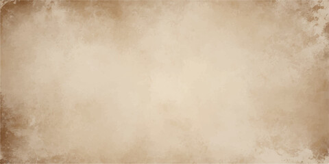 Fototapeta premium Old vintage grunge paper texture background with aged parchment look