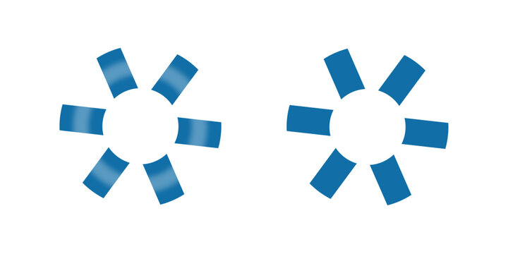 Blue and White Swim Rings Set Summer Float