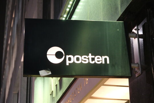 Oslo, Norway-Nov.25th 2025: Posten company brand logo