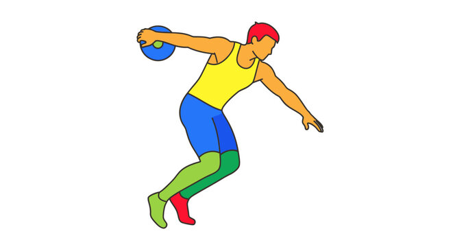 Discus Thrower Athlete Sports Competition Action