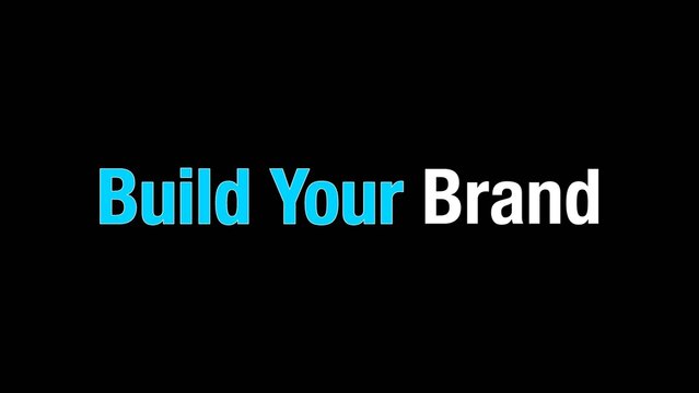 Bold Caption Text Animation