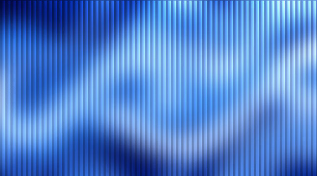 Glowing blue vertical metallic ribbon texture with subtle gradient shading
