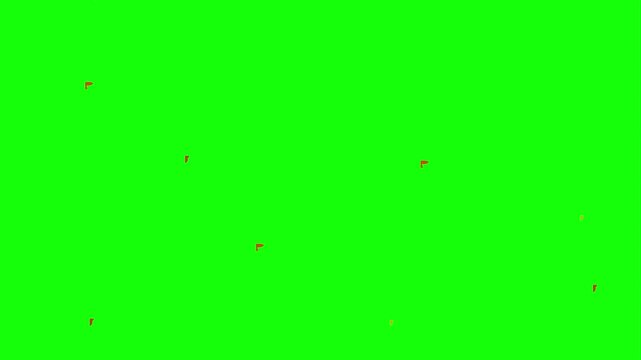 falling autumn leaves nature green screen overlay