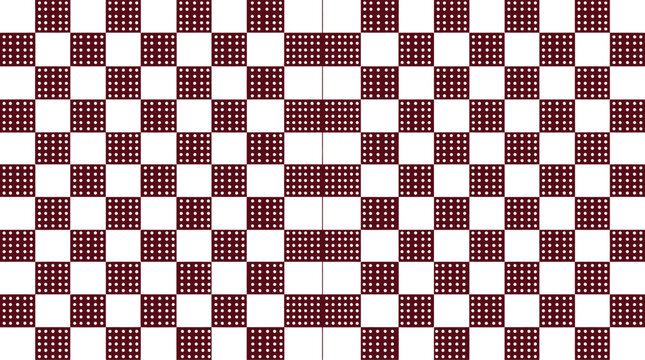 Abstract checkered grid pattern with rectangular maroon elements checkered geometric rectangle abstract background wallpaper symmetrical monochrome minimalist creative