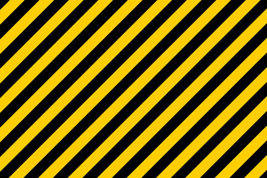 vector warning yellow and black striped rectangular background.