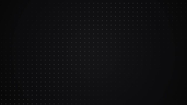 Abstract dark background with a pattern of small white glowing dots arranged in a grid