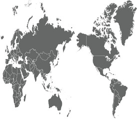 Fototapeta premium map of the world