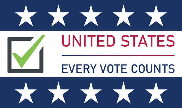 Banner and poster design for the 2026 US election
