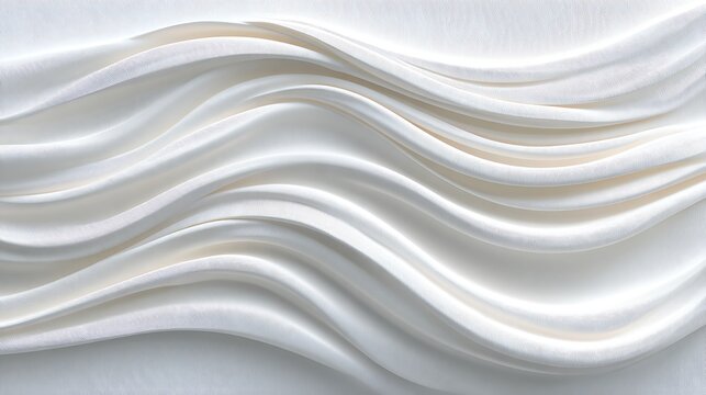 Soft gradient waves in light blue and white, seamless texture pattern background